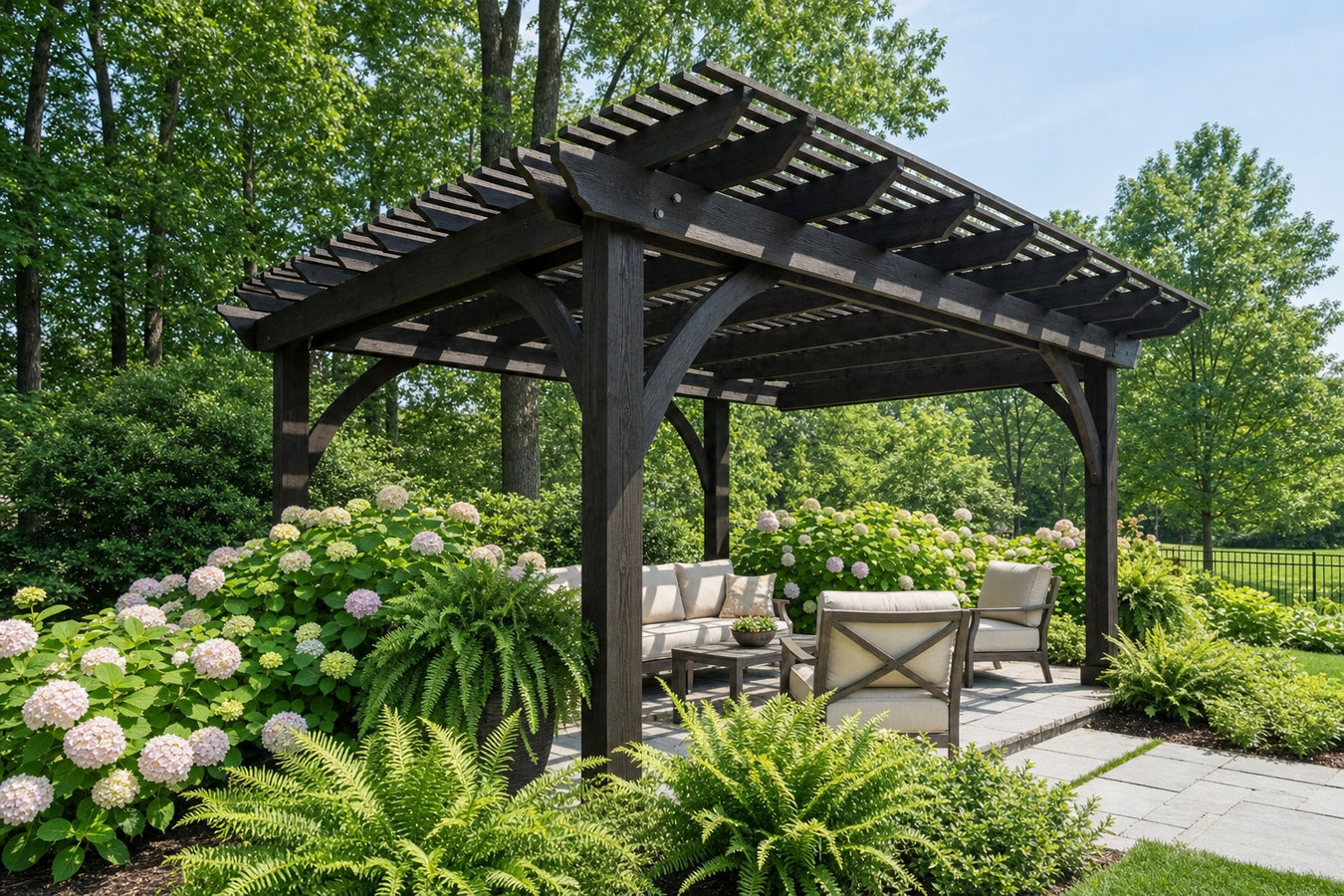 Pergola installation